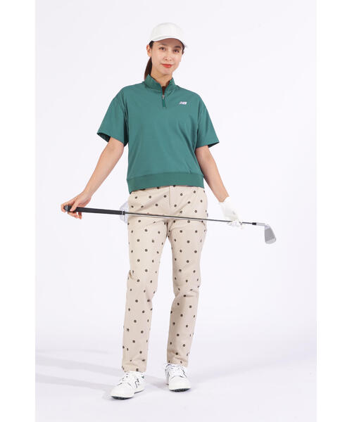 サイズ：1 NEW BALANCE GOLF ニューバランス 2025年 ハーフジッププルオーバー  ホワイト系 [240101428044] ゴルフウェア レディース ストスト サイズ：1 NEW BALANCE GOLF ニューバランス 2025年 ハーフ