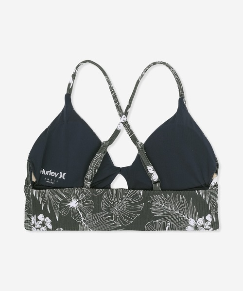 Hurley/ハーレー】レディース水着トップス パット付き リブ