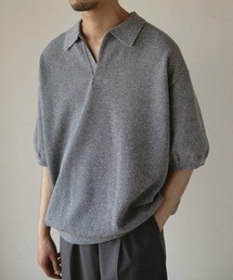 crepuscule | crepuscule | 鹿の子スキッパーポロシャツ MEN(ポロシャツ)