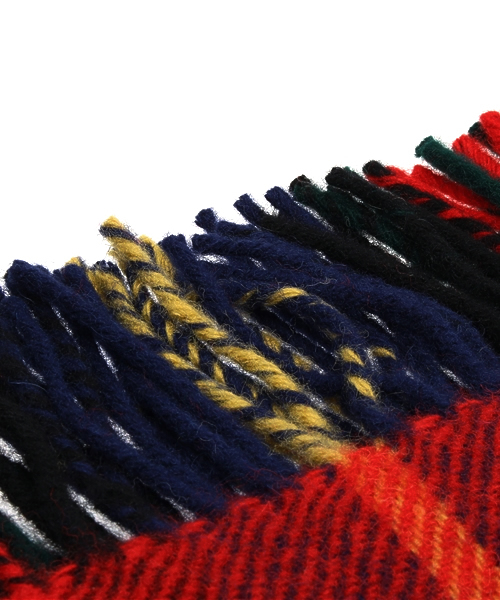 TWEED MILL（ツイードミル）の「TWEED MILL（ツイード ミル）　大判ストール（ストール/ショール・レディース・ライトグレー/ブルー/レッド/ストライプ・FREE）」の7枚目の写真