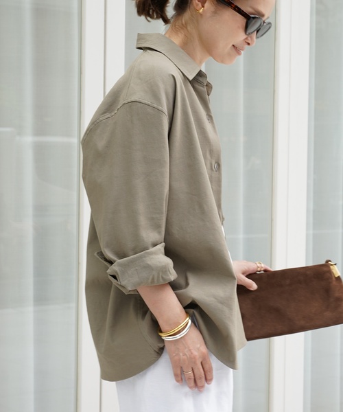 STRETCH TWILL CACHE シャツ（シャツ/ブラウス）｜Deuxieme Classe 