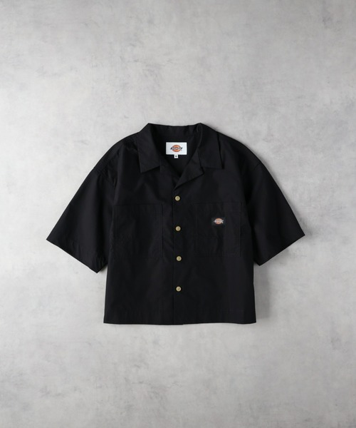 Right-on(ライトオン)の「Dickies(ディッキーズ)【レディース】コットンダンプシャツ(シャツ/ブラウス・レディース・ブラック/イエロー/キナリ・M/L)」の3枚目の写真