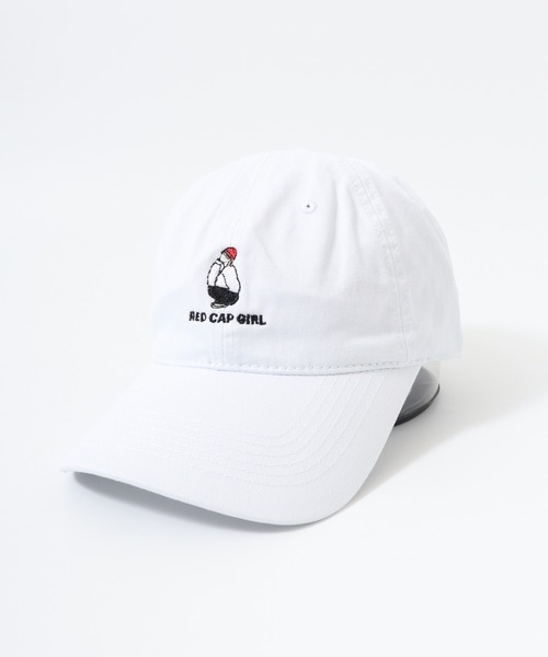 Red Cap Girl（レッドキャプガール）の「RED CAP GIRL ツイルキャップ（キャップ・メンズ・ホワイト/ブラック・FREE）」の3枚目の写真