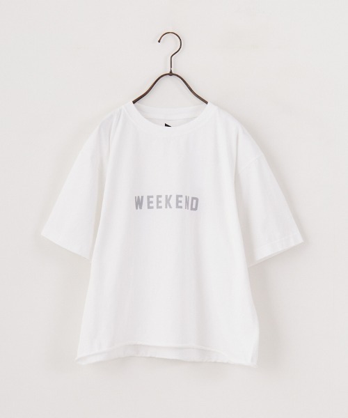 FUNG（ファング）の「[FUNG/ファング] WEEKEND カットオフ プリントＴシャツ（Tシャツ/カットソー・レディース・ホワイト・M）」の15枚目の写真