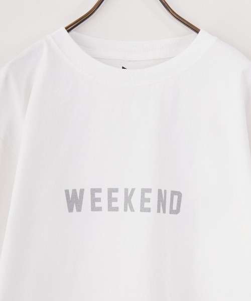 FUNG（ファング）の「[FUNG/ファング] WEEKEND カットオフ プリントＴシャツ（Tシャツ/カットソー・レディース・ホワイト・M）」の16枚目の写真