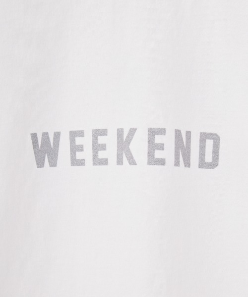 FUNG（ファング）の「[FUNG/ファング] WEEKEND カットオフ プリントＴシャツ（Tシャツ/カットソー・レディース・ホワイト・M）」の17枚目の写真