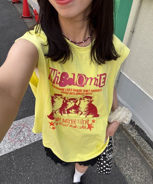 CIAOPANIC（チャオパニック）の「ピグメントバンドTEE（Tシャツ/カットソー・レディース・チャコールグレー/ピンク/ホワイト/ブルー/オフホワイト/グレー/アイボリー/レモンイエロー/クリア/ブラック/ローズ/ブルー系その他/イエロー/ゴールド/サーモンピンク/ブラック系その他/ホワイト系その他/シルバー/ネイビー/ブラック系その他3/ブラック系その他2/ホワイト系その他2/ダークブルー/ピンク系その他/イエロー系その他3/ダークグレー/イエロー系その他/ブラック系その他4/ホワイト系その他3/イエロー系その他2/ピンク系その他3/ピンク系その他2・FREE/X-SMALL/N）」の21枚目の写真