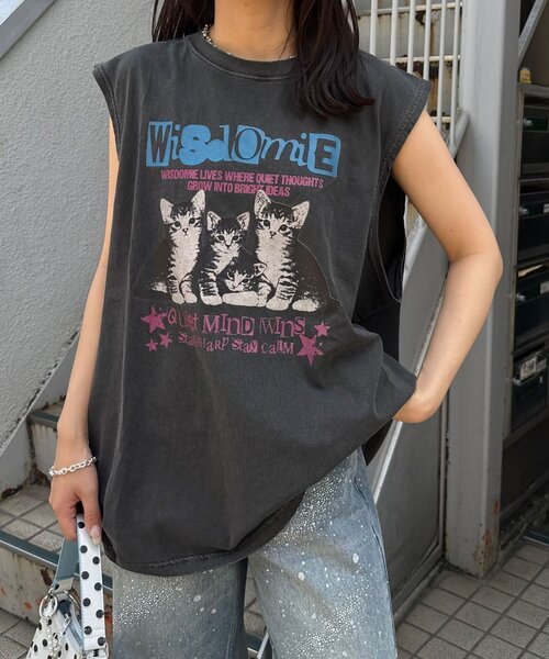 CIAOPANIC（チャオパニック）の「ピグメントバンドTEE（Tシャツ/カットソー・レディース・チャコールグレー/ピンク/ホワイト/ブルー/オフホワイト/グレー/アイボリー/レモンイエロー/クリア/ブラック/ローズ/ブルー系その他/イエロー/ゴールド/サーモンピンク/ブラック系その他/ホワイト系その他/シルバー/ネイビー/ブラック系その他3/ブラック系その他2/ホワイト系その他2/ダークブルー/ピンク系その他/イエロー系その他3/ダークグレー/イエロー系その他/ブラック系その他4/ホワイト系その他3/イエロー系その他2/ピンク系その他3/ピンク系その他2・FREE/X-SMALL/N）」の10枚目の写真