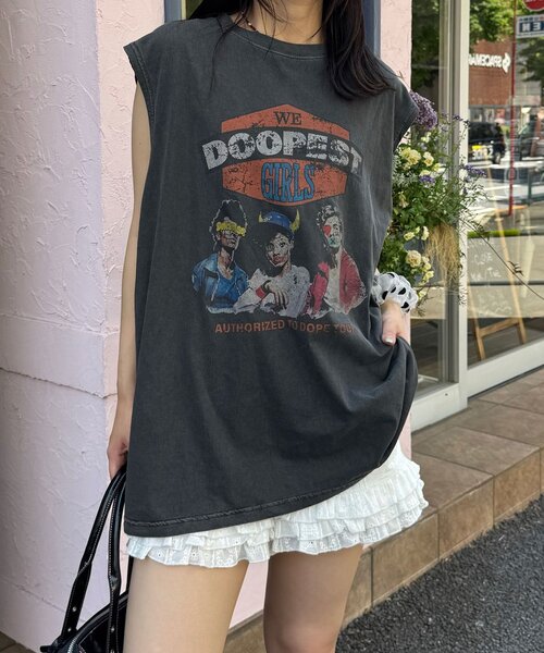 CIAOPANIC（チャオパニック）の「ピグメントバンドTEE（Tシャツ/カットソー・レディース・チャコールグレー/ピンク/ホワイト/ブルー/オフホワイト/グレー/アイボリー/レモンイエロー/クリア/ブラック/ローズ/ブルー系その他/イエロー/ゴールド/サーモンピンク/ブラック系その他/ホワイト系その他/シルバー/ネイビー/ブラック系その他3/ブラック系その他2/ホワイト系その他2/ダークブルー/ピンク系その他/イエロー系その他3/ダークグレー/イエロー系その他/ブラック系その他4/ホワイト系その他3/イエロー系その他2/ピンク系その他3/ピンク系その他2・FREE/X-SMALL/N）」の15枚目の写真