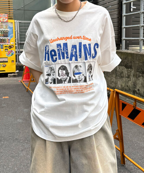 CIAOPANIC（チャオパニック）の「ピグメントバンドTEE（Tシャツ/カットソー・レディース・ホワイト/チャコールグレー/ピンク/オフホワイト/グレー/ブルー・FREE）」の7枚目の写真