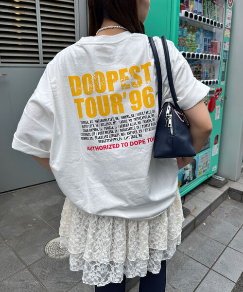CIAOPANIC（チャオパニック）の「ピグメントバンドTEE（Tシャツ/カットソー・レディース・ホワイト/チャコールグレー/ピンク/オフホワイト/グレー/ブルー・FREE）」の18枚目の写真