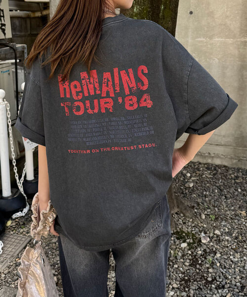 CIAOPANIC（チャオパニック）の「ピグメントバンドTEE（Tシャツ/カットソー・レディース・チャコールグレー/ピンク/ホワイト/ブルー/オフホワイト/グレー・FREE）」の12枚目の写真