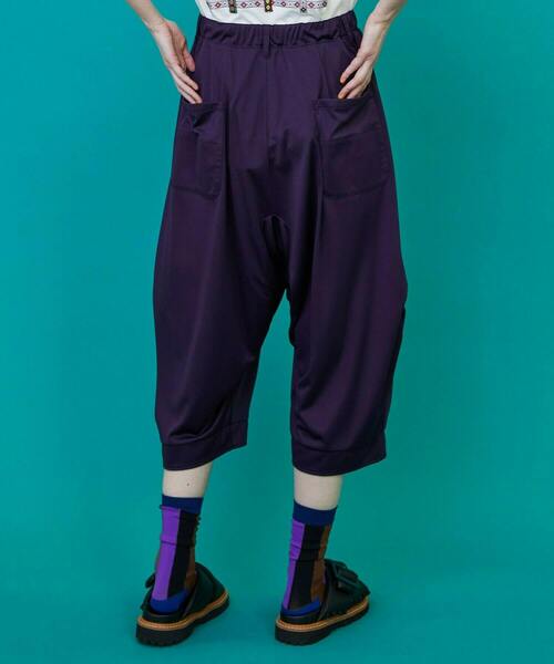 FRAPBOIS（フラボア）の「サタック パンツ（その他パンツ・レディース・ブラック/パープル・1/2）」の4枚目の写真