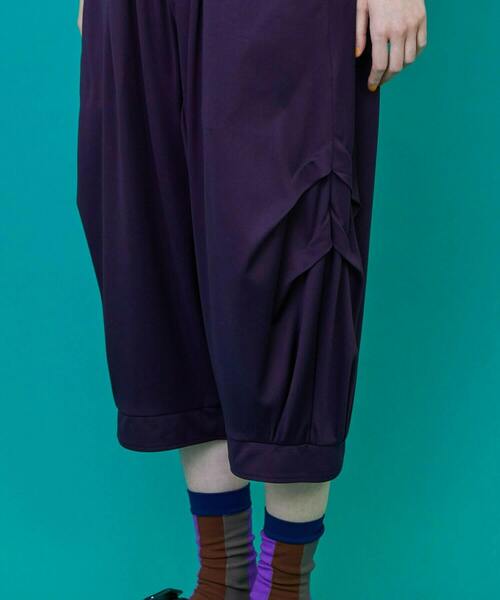 FRAPBOIS（フラボア）の「サタック パンツ（その他パンツ・レディース・ブラック/パープル・1/2）」の7枚目の写真