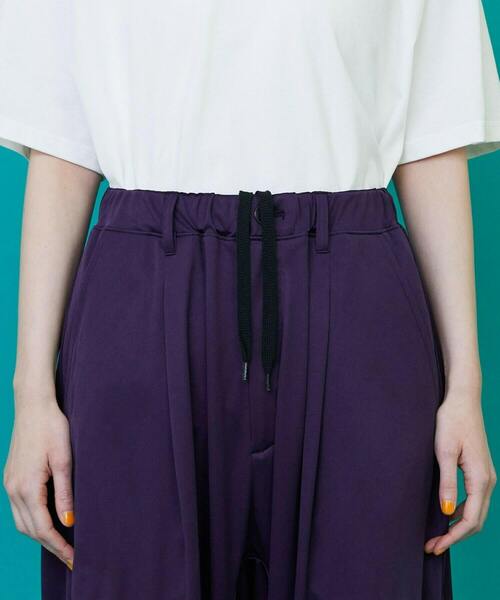 FRAPBOIS（フラボア）の「サタック パンツ（その他パンツ・レディース・ブラック/パープル・1/2）」の8枚目の写真