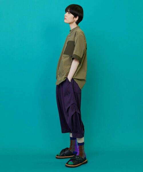 FRAPBOIS（フラボア）の「サタック パンツ（その他パンツ・レディース・ブラック/パープル・1/2）」の10枚目の写真