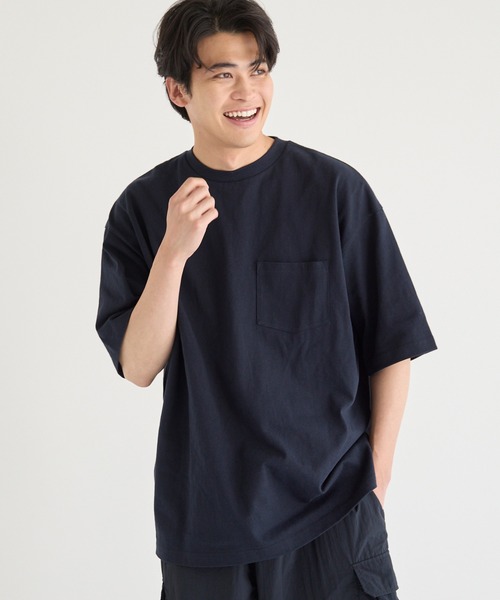 PLEASURES ナイト ゴシックロゴ ヘビーウエイト Tシャツ 関税込 ヘビーウエイトポケット付きロングBig Tシャツ（Tシャツ