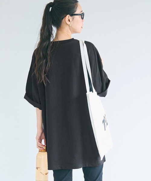 coca(coca)(コカ)の「ヘビーウエイトポケット付きロングBig Tシャツ(Tシャツ/カットソー・メンズ・ブラック/ホワイト/ブラウン/ネイビー・M/L/XL)」の13枚目の写真