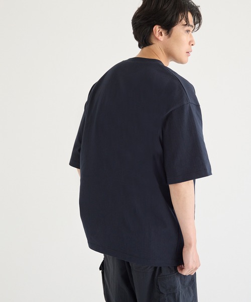 coca(coca)(コカ)の「ヘビーウエイトポケット付きロングBig Tシャツ(Tシャツ/カットソー・メンズ・ブラック/ホワイト/ブラウン/ネイビー・M/L/XL)」の17枚目の写真