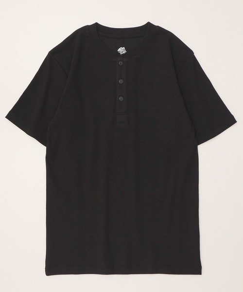 JEMORGAN(ジェーイーモーガン)の「【JEMORGAN / ジェーイーモーガン】テレコ半袖ヘンリーネックTシャツ(Tシャツ/カットソー・メンズ・杢グレー/ホワイト/ブラック・M/L/XL)」の6枚目の写真