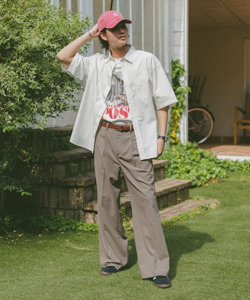 RAGEBLUE（レイジブルー）の「TRストレッチ/ワイドフレアスラックス（スラックス・メンズ・ブラック/ベージュ・LARGE/MEDIUM/SMALL）」の10枚目の写真