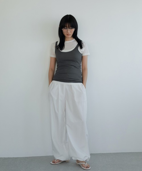 anuke SALE ANUKE (アンヌーク）Layered Rib Tops 即納