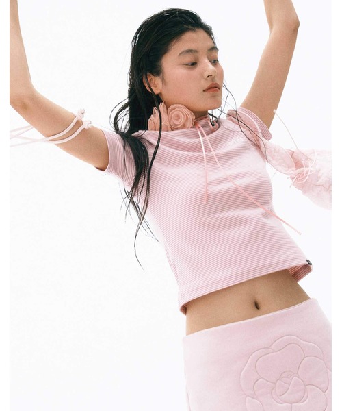 WOMENS) STRIPE T-SHIRT（Tシャツ/カットソー）｜EMIS（イミス