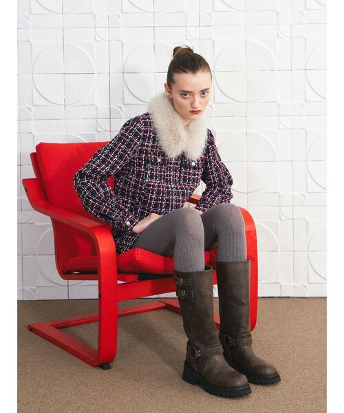 CALNAMUR（カルナムール）の「２ＷＡＹクラシカルツイードティペットＪＫ（ノーカラージャケット・レディース・その他/その他2・FREE）」の22枚目の写真