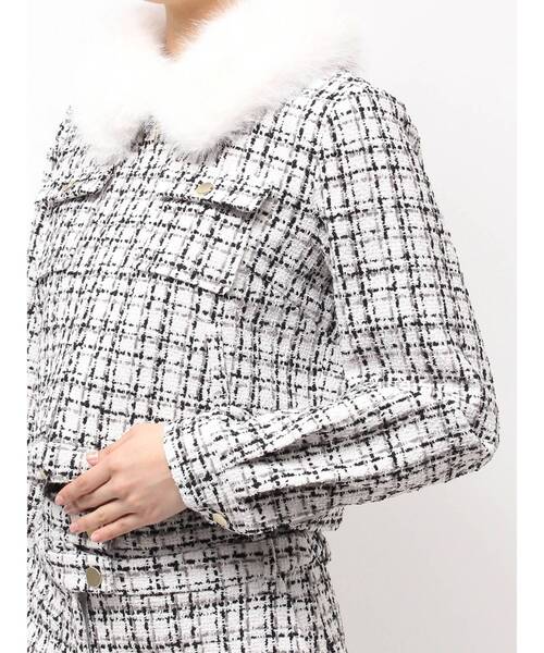 CALNAMUR（カルナムール）の「２ＷＡＹクラシカルツイードティペットＪＫ（ノーカラージャケット・レディース・その他/その他2・FREE）」の19枚目の写真