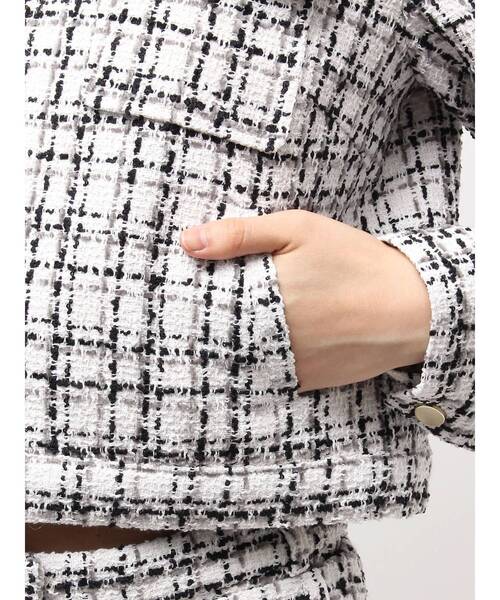 CALNAMUR（カルナムール）の「２ＷＡＹクラシカルツイードティペットＪＫ（ノーカラージャケット・レディース・その他/その他2・FREE）」の9枚目の写真