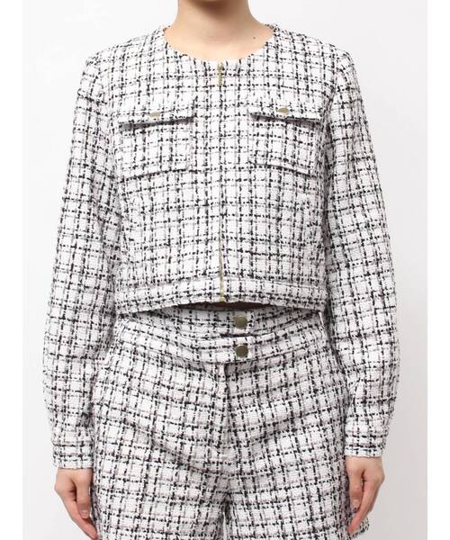 CALNAMUR（カルナムール）の「２ＷＡＹクラシカルツイードティペットＪＫ（ノーカラージャケット・レディース・その他/その他2・FREE）」の14枚目の写真