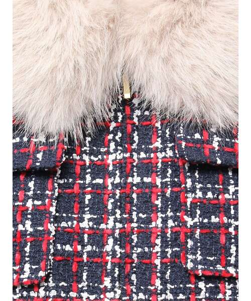 CALNAMUR（カルナムール）の「２ＷＡＹクラシカルツイードティペットＪＫ（ノーカラージャケット・レディース・その他/その他2・FREE）」の5枚目の写真