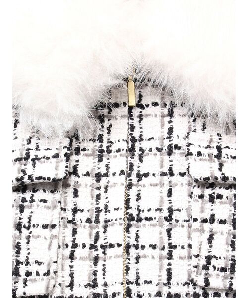 CALNAMUR（カルナムール）の「２ＷＡＹクラシカルツイードティペットＪＫ（ノーカラージャケット・レディース・その他/その他2・FREE）」の6枚目の写真