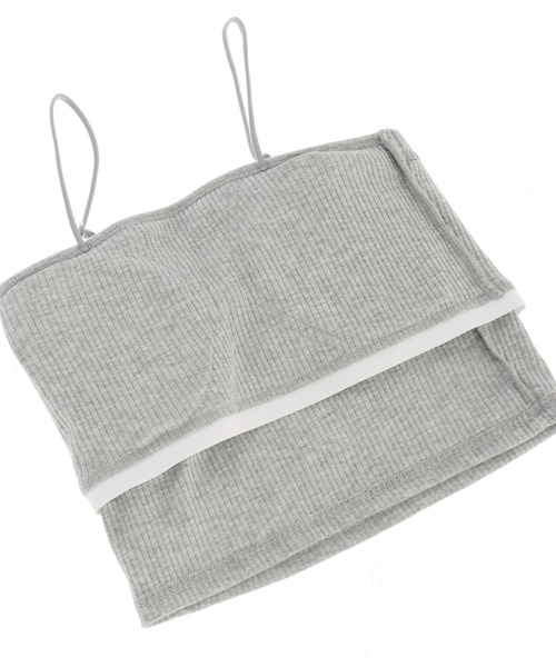 ANAP GｉRL（アナップガール）の「刺繍 キャミソール パッド入り【キッズお揃い】（キャミソール・キッズ・グレー/ブラック/ホワイト/レッド・M/S/XS）」の17枚目の写真