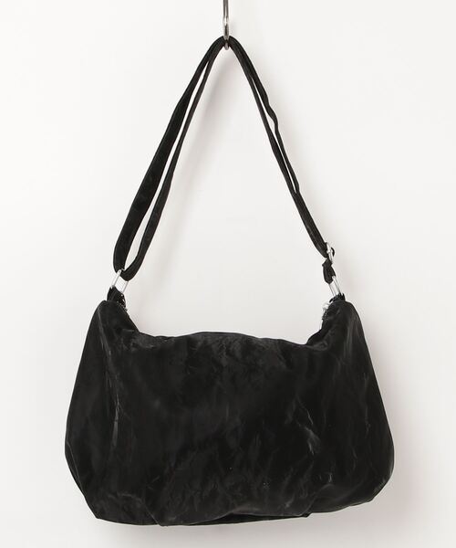 idem イデム　vintage y2k ショルダーバッグ　ブラック vintage y2k shoulder bag／ビンテージ合皮バッグ（ショルダー