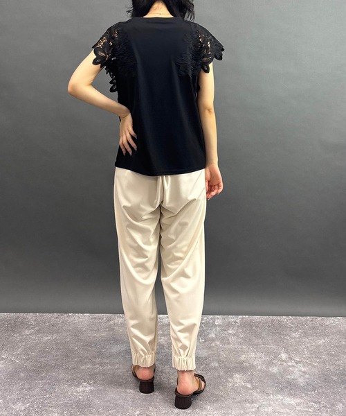 NICOLE white（ニコルホワイト）の「ジョッパー風パンツ（その他パンツ・レディース・チャコール/ブラック/アイボリー・FREE）」の5枚目の写真