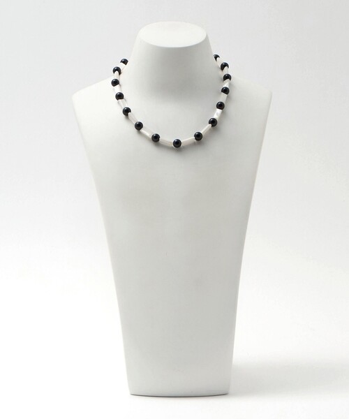 IRIS47（イリスフォーセブン）の「＜IRIS 47＞MERMAID ONYX ネックレス（ネックレス・レディース・シルバー・FREE）」の7枚目の写真