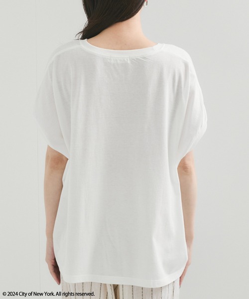 GOOD ROCK SPEED(グッドロックスピード)の「【GOOD ROCK SPEED】NYC / Foil Print Tee(Tシャツ/カットソー・レディース・シルバー/ゴールド・FREE)」の8枚目の写真