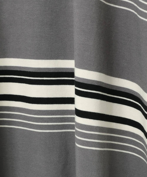 AMERICAN RAG CIE（アメリカンラグシー）の「【AMERICAN RAG CIE】シックボーダーTシャツ（ユニセックス）（その他トップス・レディース・ネイビー/ボルドー/グレー・MEDIUM/LARGE）」の13枚目の写真