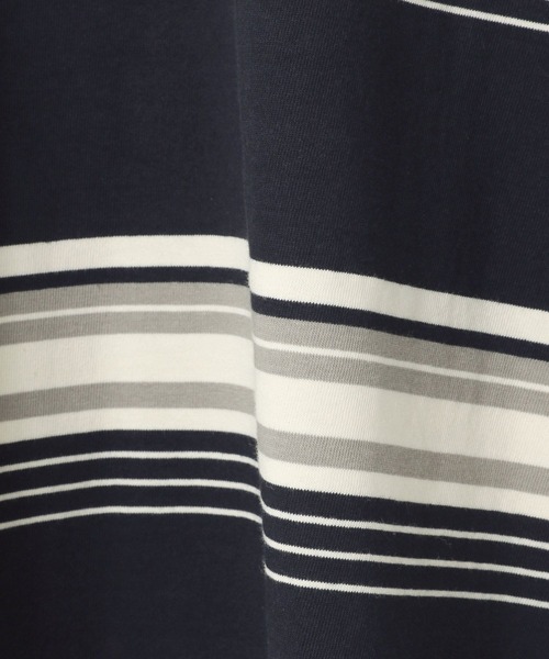 AMERICAN RAG CIE（アメリカンラグシー）の「【AMERICAN RAG CIE】シックボーダーTシャツ（ユニセックス）（その他トップス・レディース・ネイビー/ボルドー/グレー・MEDIUM/LARGE）」の15枚目の写真