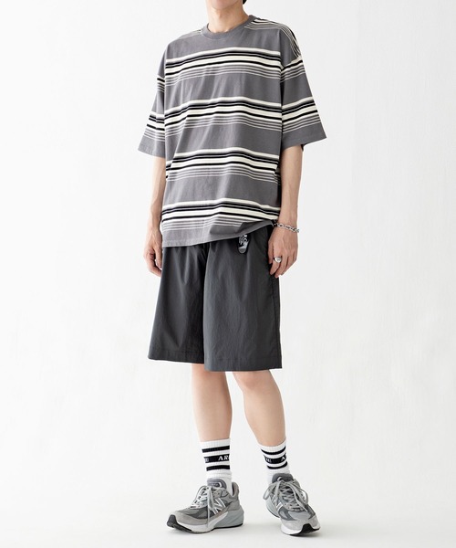 AMERICAN RAG CIE（アメリカンラグシー）の「【AMERICAN RAG CIE】シックボーダーTシャツ（ユニセックス）（その他トップス・レディース・ネイビー/ボルドー/グレー・MEDIUM/LARGE）」の16枚目の写真