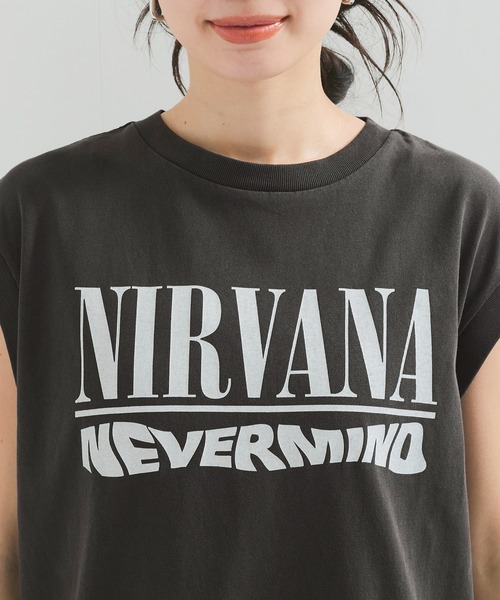 ヴィンテージ NIRVANA ノースリーブシャツ GOOD ROCK SPEED/グッドロックスピード】NIRVANA ノースリーブT