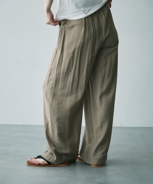 パンツ ARGUE/LINEN ESSENTIALRHYTHM MELLOW PANTS ARGUE/LINEN ESSENTIALRHYTHM MELLOW PANTS