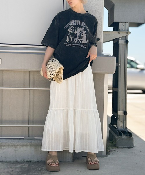 SpRay(スプレイ)の「ピグメントプリントBIGTシャツ(Tシャツ/カットソー・レディース・C/B/A/D・FREE)」の8枚目の写真