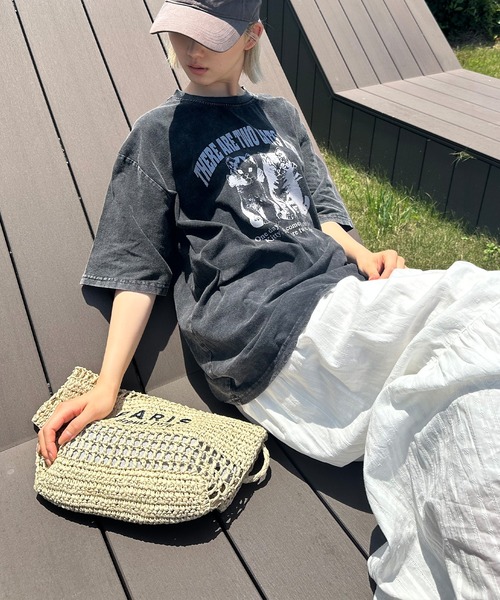 SpRay(スプレイ)の「ピグメントプリントBIGTシャツ(Tシャツ/カットソー・レディース・C/B/A/D・FREE)」の10枚目の写真