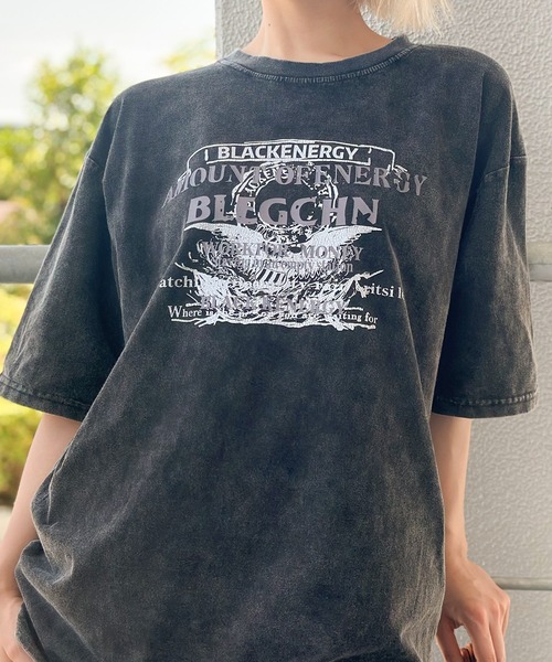 SpRay(スプレイ)の「ピグメントプリントBIGTシャツ(Tシャツ/カットソー・レディース・C/B/A/D・FREE)」の22枚目の写真