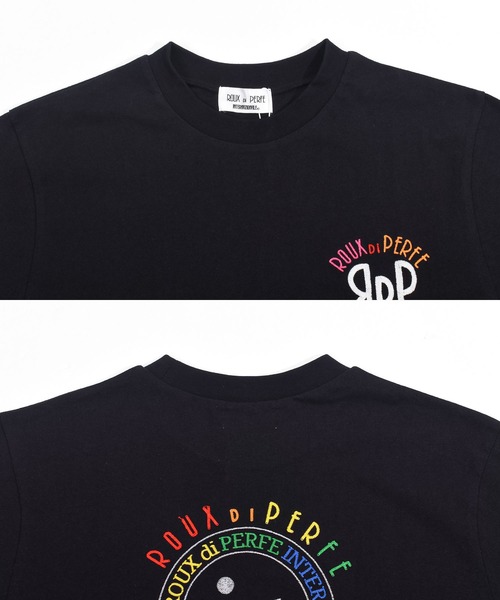 Felt-Maglietta（フェルトマリエッタ）の「[ROUXDI PERFE ルゥディパフィー]レインボー刺繍Tシャツ（Tシャツ/カットソー・メンズ・ホワイト/ブラック・SMALL/MEDIUM/LARGE）」の17枚目の写真