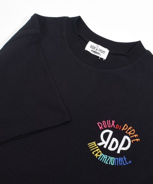 Felt-Maglietta（フェルトマリエッタ）の「[ROUXDI PERFE ルゥディパフィー]レインボー刺繍Tシャツ（Tシャツ/カットソー・メンズ・ホワイト/ブラック・SMALL/MEDIUM/LARGE）」の19枚目の写真