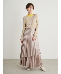 CLANE 　FRILL PLEAT VOLUME SKIRT セール】FRILL PLEAT VOLUME SKIRT（スカート）｜CLANE（クラネ