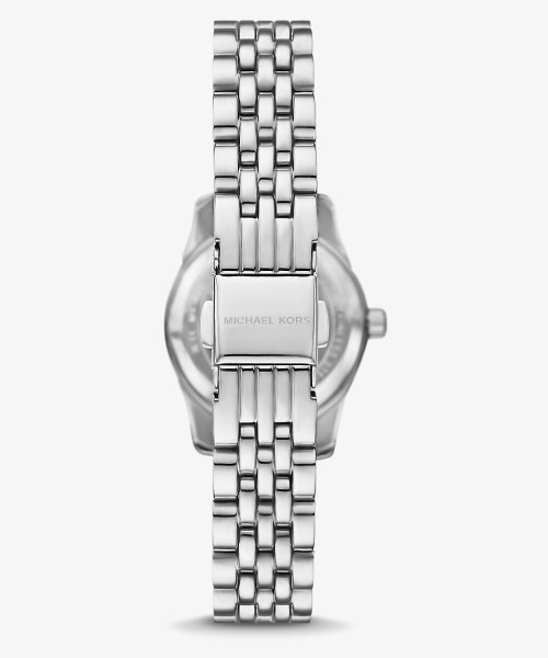 MICHAEL KORS（マイケルコース）の「LEXINGTON パヴェ シルバートーン プチウォッチ（アナログ腕時計・レディース・シルバー・FREE）」の3枚目の写真